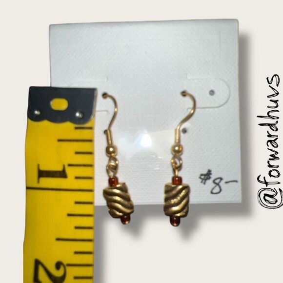 Bundle Sale 3 for $15 | Handcrafted Glass Dangle Earrings | Artistic and Elegant - Picture 7 of 8